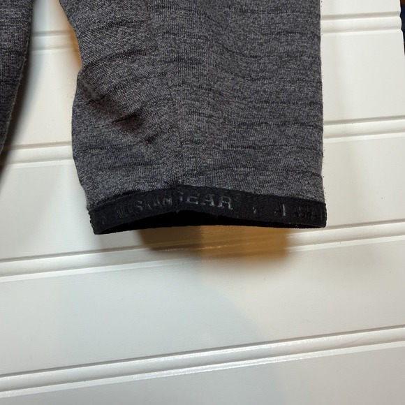 Alaskan Hardgear Duluth Trading Quarter Zip Pullover Men's Medium Black Gray EUC - Picture 7 of 7